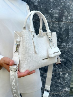 Just Polo Justpolo Kadın 3 Bölmeli Yumuşak Deri El ve Omuz Çantası