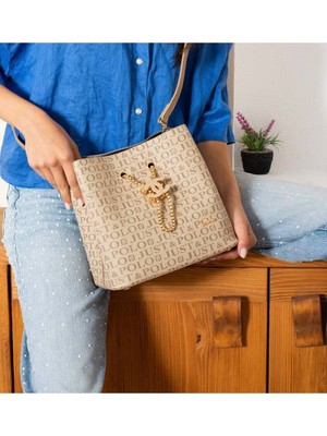 Justpolo Kadın 3 Bölmeli El ve Omuz Çantası TYCET02065 Just Polo