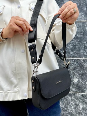 Justpolo Kadın Çok Bölmeli El ve Omuz Çantası