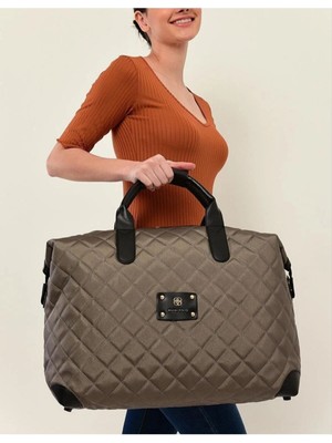 Miami Polo Clup Orijinal Büyük Boy Valiz Tarzı El ve Omuz Çantası TYC07ET1155