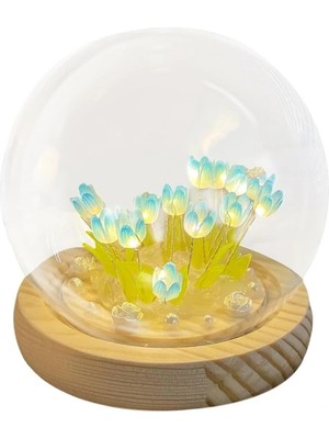 Eco Lounge LED Işıklı Kendin Yap Lale Cam Küre