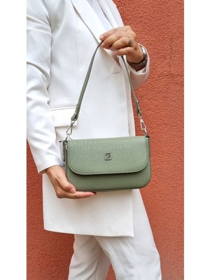 Justpolo Kadın 3 Bölmeli Iki Askılı Baget ve Çapraz Çantası