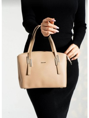 Just Polo Kadın 5 Bölmeli El ve Omuz Çantası ve Cüzdan Kombini 26X20CM Justpolo TYC07ET206