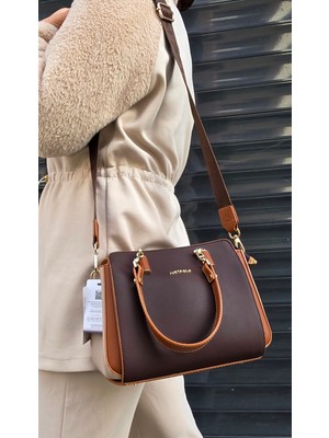 Just Polo Orijinal Kadın Büyük Boy Bölmeli Omuz Çantası