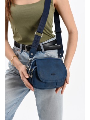 Mega Polo Lizbon/yumuşak Deri Şık ve Fonksiyonel Çapraz Kadın Çantası