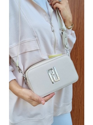 Justpolo Kadın Orijinal Lacos 4 Bölmeli Iki Askılı Omuz ve Çapraz Çantası