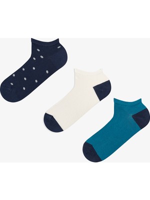 Penti Erkek Renkli Dot Game 3'lü Patik Çorap