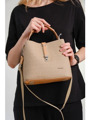 Kadın Vizon 5 Bölmeli Omuz Çantası