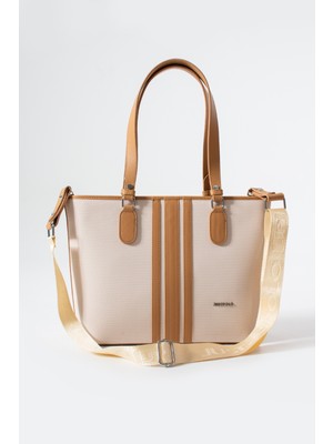 Justpolo Kadın Büyük Boy 3 Bölmeli Omuz Çantası