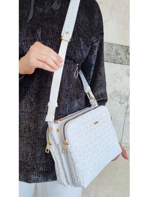 Kadın 5 Gözlü Çapraz Çanta Omuz ÇANTASITM1127