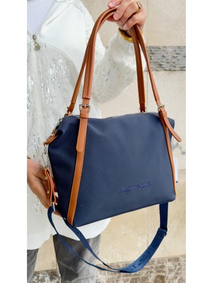 Justpolo Kadın Kum Büyük Boy Omuz Çantası Ayarlanabilir Uzun Askılı