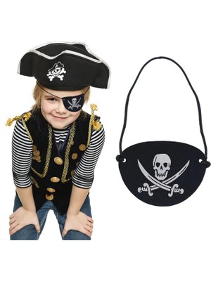 Selfbuysell Ithal Vinleks Deri Korsan Göz Bandı - Lastikli  Yumuşak