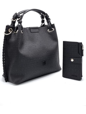 Just Polo Kadın Çanta Cüzdan Takımı Ayarlanabilir Uzun Askısı Bulunmaktadır