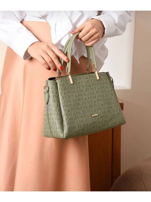Just Polo Justpolo Orijinal Monogram Baskılı Çanta Cüzdan Takımı TYC0TK2120