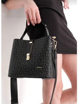 Orijinal Justpolo Kadın 4 Bölmeli El ve Omuz Çantası