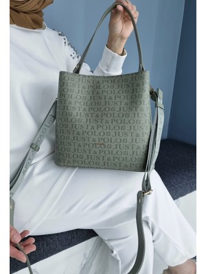 Kadın 5 Bölmeli Iki Askılı Omuz ve Çapraz Çantası