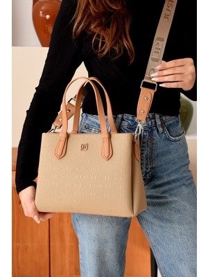 Justpolo Kadın Çok Bömeli El ve Omuz Çantası