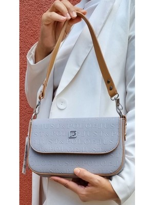 Justpolo Kadın 3 Bölmeli Iki Askılı Baget ve Çapraz Çantası