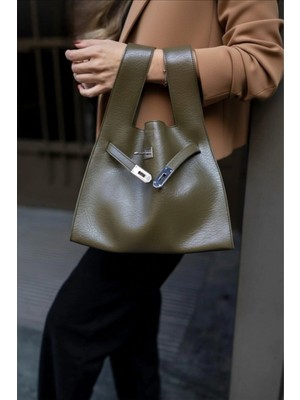 Çantam Gelsin Shopper Bag Kemer Aksesuarlı Omuz Çantası