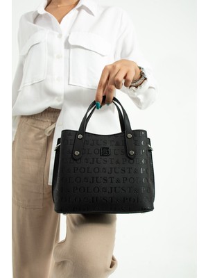 Justpolo Kadın 3 Bölmeli El ve Omuz Çantası