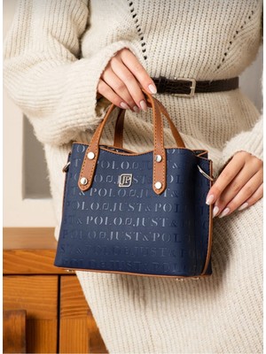 Justpolo Orijinalkadın Lacivert El ve Omuz Çantası