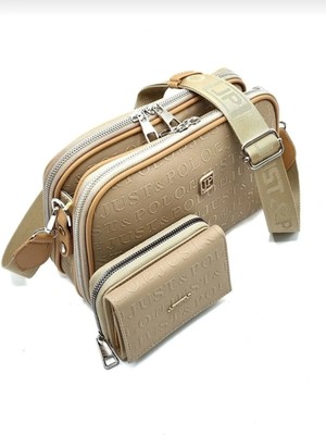 Just Polo Justpolo Kadın Bölmeli Ayarlanabilir Uzun Askılı Omuz ve Çapraz Çantası