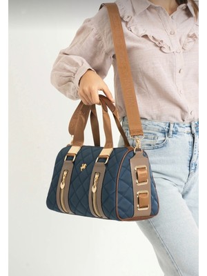 Çantam Gelsin Miami Polo Kadın Kapitone Büyük Boy El ve Omuz Silindir Model Çanta TYC073823