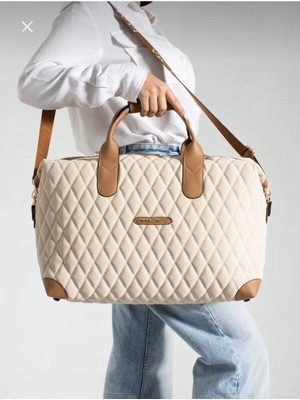 Miami Polo Clup Orijinal Büyük Boy Valiz Tarzı El ve Omuz Çantası TYC07ET1155