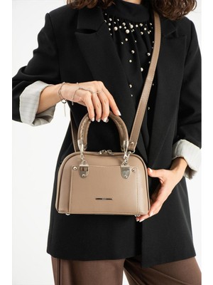 Çantam Gelsin 5 Bölmeli A Kalite Çift Askılı Astarlı Günlük Kullanıma Uygun El ve Omuz Çantası