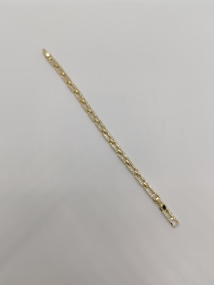 Cadde Dükkanı Kare Şekilli Taşlı Xuping Gold Kararmaz Bileklik