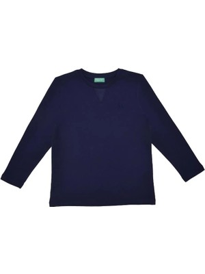 United Colors Of Benetton BNT-B21643 Erkek Çocuk Uzun Kollu Tshirt