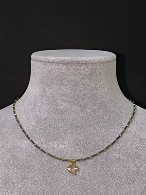 Vulwox Altın Renkli Balık Kolye