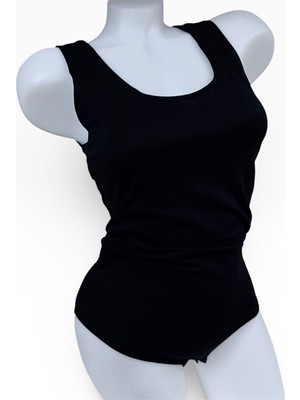 Tutku Geniş Askılı Çıtçıtlı Body