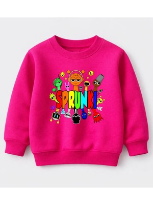 Efendioğlu Design Sweatshirt Spunki Baskılı Pamuklu Çocuk Sweatshirt