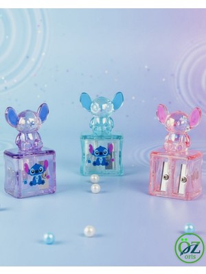 ÖZ OFİS Stitch Çift Bıçaklı Kristal Figürlü Lüx Kalemtıraş - Tekli (3183)