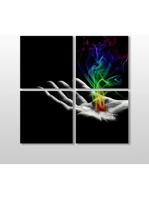 Technopa Gücün Simgesi Kanvas Tablo - 190x190cm