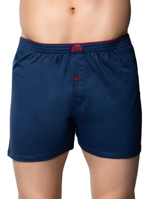 Gümüş 4020 12'li Erkek Penye Havlu Bel Düz Boxer