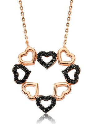 Fm Gümüş Kalpli Aşk Bayan Kolye