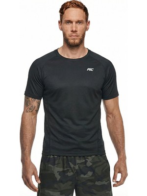 Musclecloth Running Kısa Kollu T-Shirt Siyah