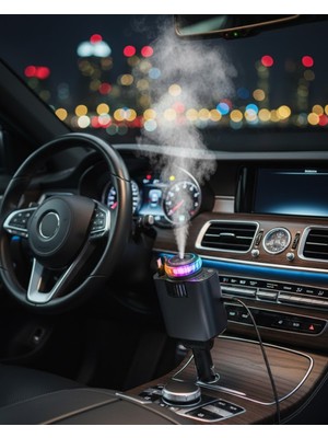 Astraltech Araç Içi Nemlendirici Aromaterapi ve Hızlı Şarj Bir Arada