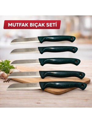 Redmina Solingen Simli Kırmızı Delikli Meyve ve Sebze Bıçagı