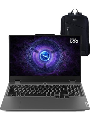 Lenovo Loq Amd Ryzen 5 7235HS 16GB 1tb SSD RTX4050 Windows 11 Pro 15.6" Fhd 144Hz Oyuncu Taşınabilir Bilgisayar 83JC00H4TR +Boz Çanta