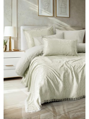 Epilons Chi Chi Çift Kişilik Pikeli Nev Takımı Velora Adaçayı