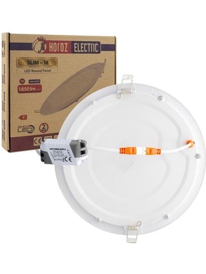 Esranın Dünyası Horoz Slim-18 6400K 18W Beyaz Smd Sıva Altı Panel LED 2'li Paket RSSH34-ESRDNS