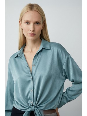 Rays 251152 Düğmeli Klasik Gömlek Mint