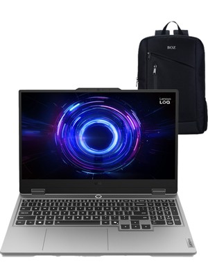 Lenovo Loq Intel Core I7 13700HX 24GB 512GB SSD RTX5050 Windows 11 PRO15.6" Fhd 144Hz Taşınabilir Bilgisayar 83JE00LATR+BOZ Çanta