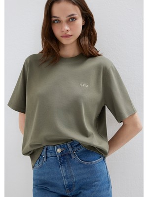 Mavi Mavi Jeans Baskılı Yeşil Tişört. 1613804-86961