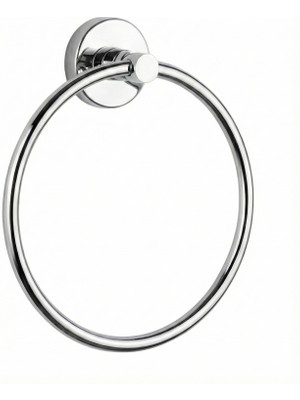 Enalburumtr Paslanmaz Çelik Krom Yuvarlak Havluluk / Havlu Askısı / Banyo Askısı / Banyo&tuvalet