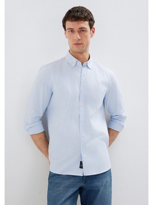 Mavi Çizgili Mavi Gömlek 0211916-91471