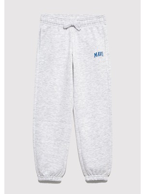 Mavi Mavi Logo Baskılı Gri Eşofman Altı 6010028-88467